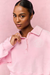 Menzelle Fleece Polo Sweatshirt | Loveshackfancy near me