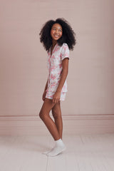 LoveShackFancy x Roller Rabbit Doily Beux Women's Polo Pajama Set | Loveshackfancy outlet