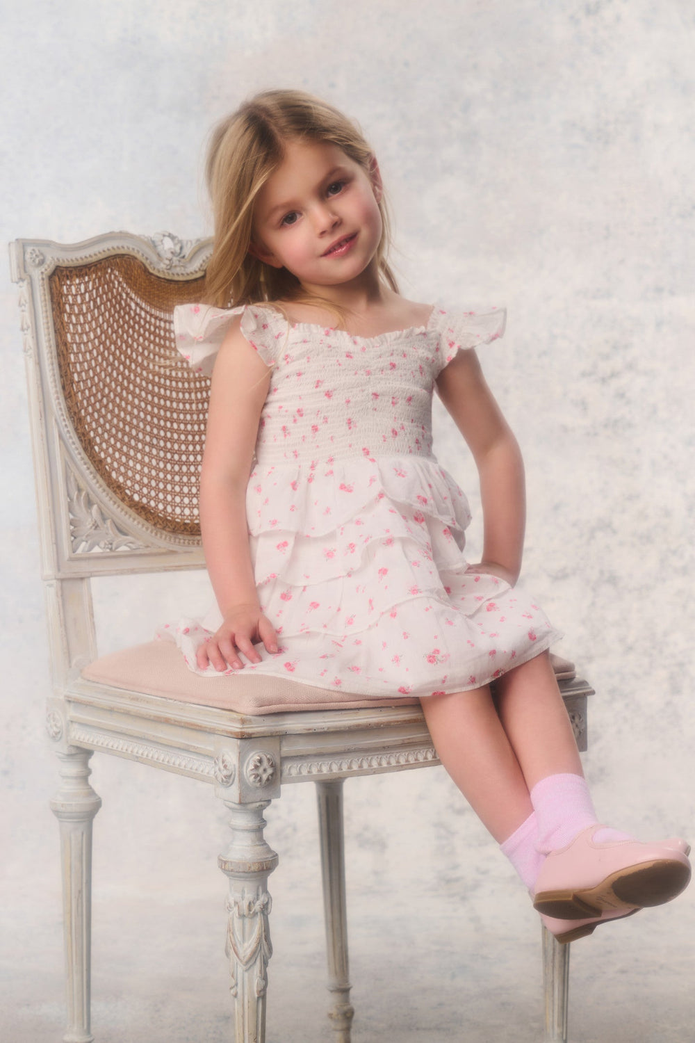 Little Girls Re-Edition Linoette Mini Dress | Loveshackfancy for sale