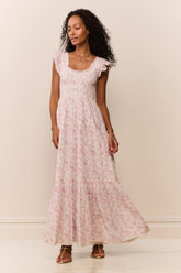 Chessie Blooming Floral Maxi Dress | Loveshackfancy US