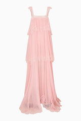 Maralee Silk Chiffon Maxi Dress | Loveshackfancy for sale