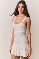 Tabatha Stretch Pointelle Mini Dress | Loveshackfancy on sale