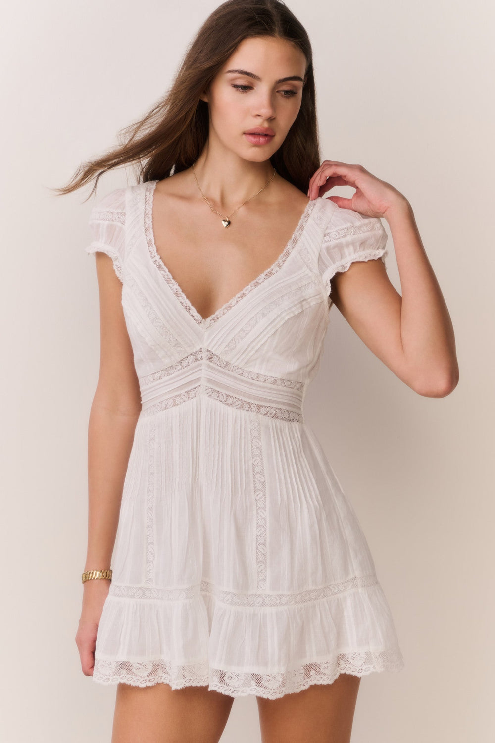 Edena Cotton Victorian Mini Dress | Loveshackfancy US