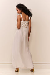 Lovelace Banded Bow Maxi Dress | Loveshackfancy near me