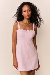 Willamina Lace Tweed Mini Dress | Loveshackfancy discount