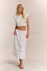 Donna Heritage Midi Skirt | Loveshackfancy for sale