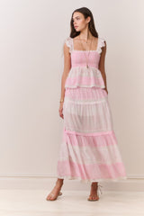 Phia Mixed Print Maxi Skirt | Loveshackfancy online
