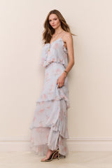 Soleia Floral Chiffon Maxi Skirt | Loveshackfancy outlet