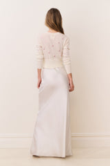 Maurine Satin Maxi Skirt | Loveshackfancy online