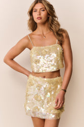 Marella Flower Sequin Top | Loveshackfancy online