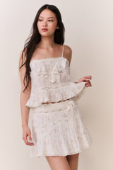 Ondeline Floral Embroidered Cotton Top | Loveshackfancy for sale