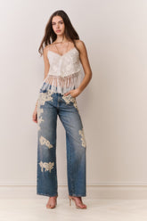 Annemarie Fringe Crop Top | Loveshackfancy on sale