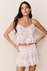 Aleni Mixed Print Cotton Top | Loveshackfancy sale