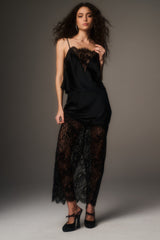 Constantina Satin & Lace Top | Loveshackfancy outlet
