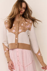 Leyah Wool-Blend Saddle Up Cardigan | Loveshackfancy discount