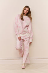 Leila Heart Printed Fleece Pullover | Loveshackfancy sale