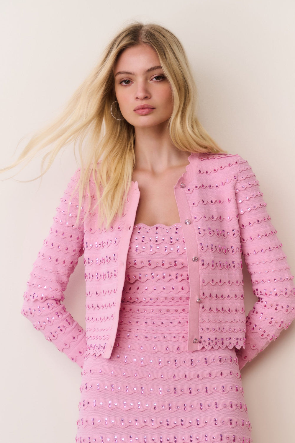 Ferris Sequin Scallop Cardigan | Loveshackfancy discount