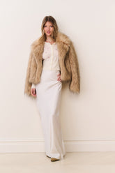 Valina Faux Fur Jacket | Loveshackfancy sale