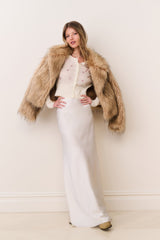 Valina Faux Fur Jacket | Loveshackfancy sale
