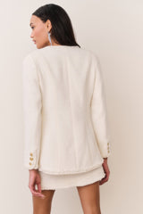 Adrina Tweed Embellished Jacket | Loveshackfancy US