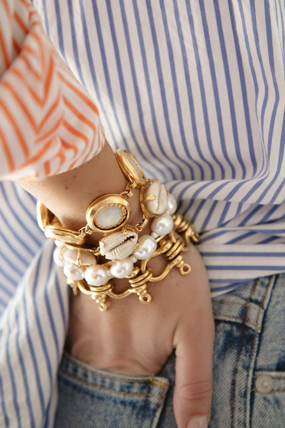 Brinker+Eliza Nautical Link Bracelet | Loveshackfancy discount