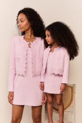 Little Girls Lace Tweed Erina Jacket | Loveshackfancy online