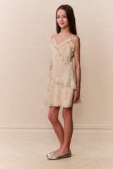 Tween Lomina Floral Chiffon Dress | Loveshackfancy online