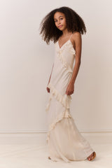 Tween Mini Rialto Cream Maxi Dress | Loveshackfancy for sale
