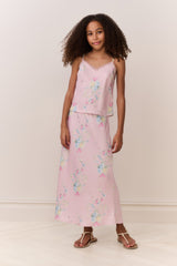 Tween Lirena Satin Floral Top | Loveshackfancy sale