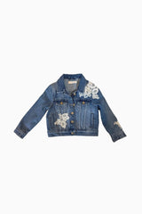 Little Girls Lavina Denim Jacket | Loveshackfancy on sale