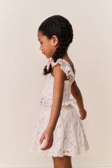 Little Girls Jeanna Floral Cotton Top | Loveshackfancy US