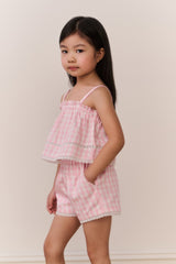 Little Girls Georgie Gingham Shorts | Loveshackfancy sale