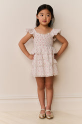 Little Girls Linoette Floral Cotton Dress | Loveshackfancy for sale
