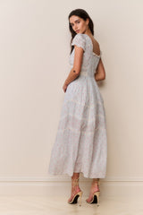 Aurela Floral Cotton Midi Dress | Loveshackfancy on sale