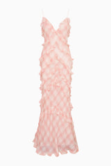 Ellietta Tartan Ruffle Maxi Dress | Loveshackfancy online