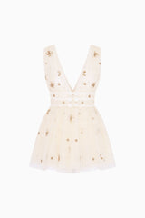 Lawton Celestial Embellished Tulle Mini Dress | Loveshackfancy outlet