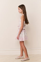 Tween Jessamine Mixed Print Top | Loveshackfancy on sale