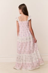 Tween Rhiannon Mixed Print Maxi Dress | Loveshackfancy for sale