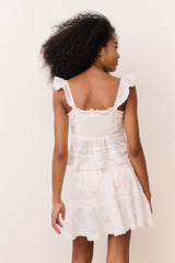 Tween Melsy Crystal Bow Cotton Top | Loveshackfancy on sale