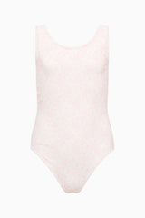 Little Girls Aldora Bow Print Swimsuit | Loveshackfancy outlet