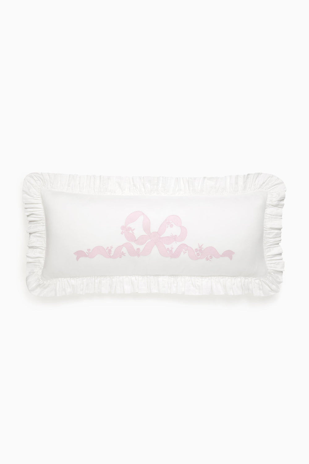 Forever In Love Ruffled Lumbar Pillow | Loveshackfancy sale