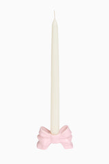 Porcelain Bow Candlestick Holder - Set Of 2 | Loveshackfancy online