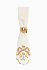 Heirloom Gold Bow Napkin Ring Set - Set Of 4 | Loveshackfancy discount
