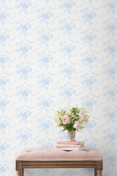 Powdered Feather Peel & Stick Wallpaper | Loveshackfancy outlet