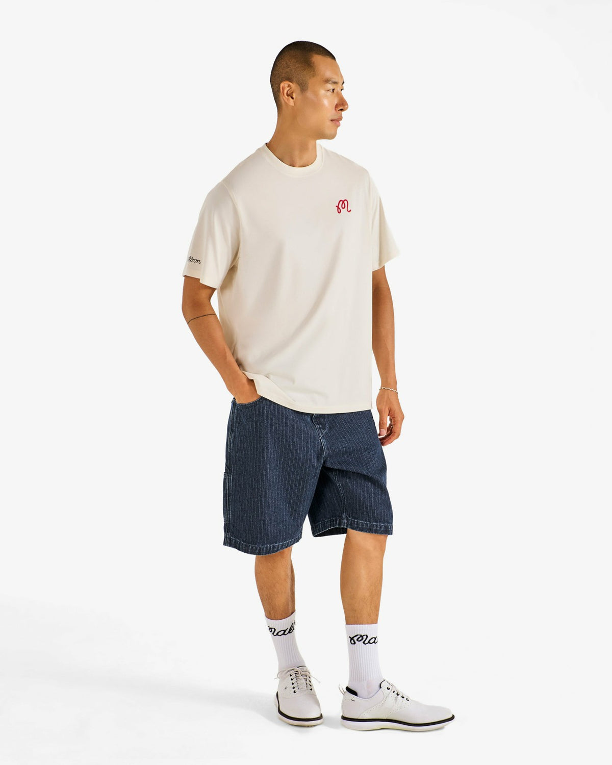 Bermuda Benchmark Tee - Ivory Malbon Men