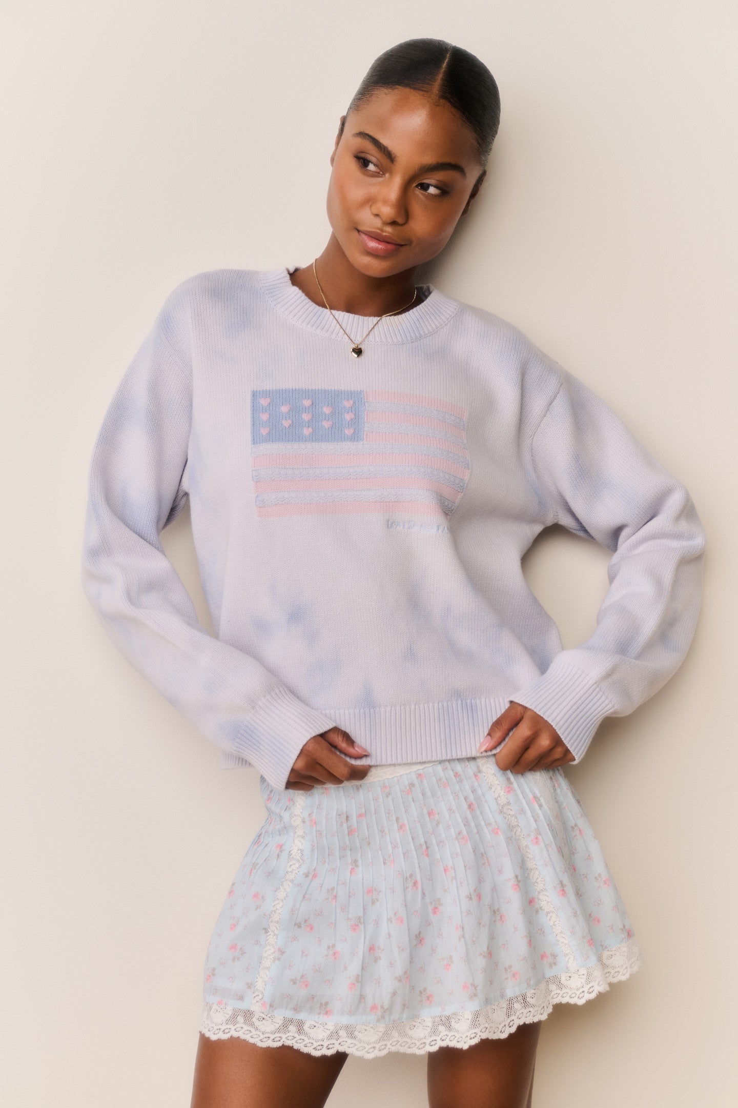 Ty Flag Pullover | Loveshackfancy for sale