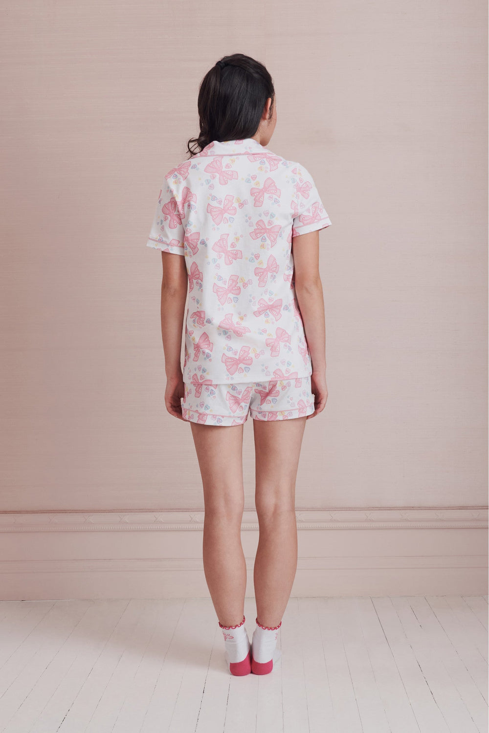 LoveShackFancy x Roller Rabbit Doily Beux Women's Polo Pajama Set | Loveshackfancy outlet
