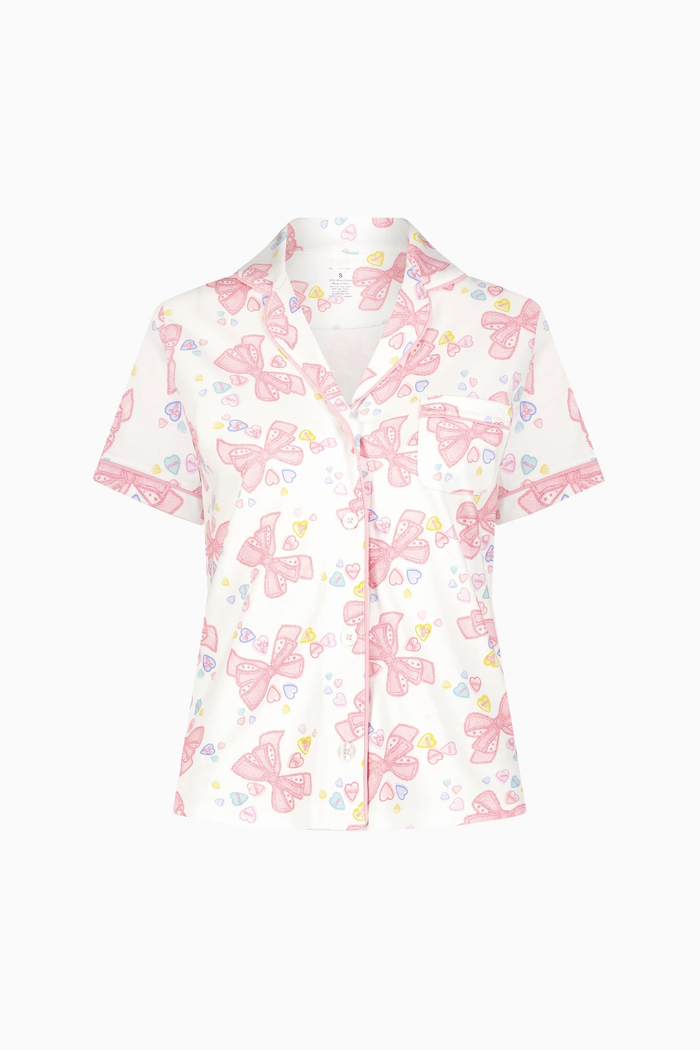 LoveShackFancy x Roller Rabbit Doily Beux Women's Polo Pajama Set | Loveshackfancy outlet