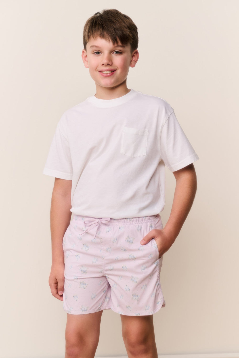 Boys Floral Swim Shorts | Loveshackfancy US