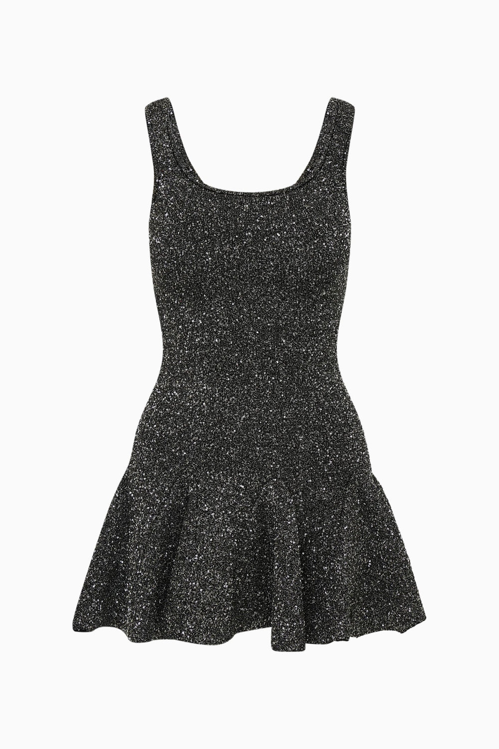 Sarajane Sequin Stretch Knit Mini Dress | Loveshackfancy online